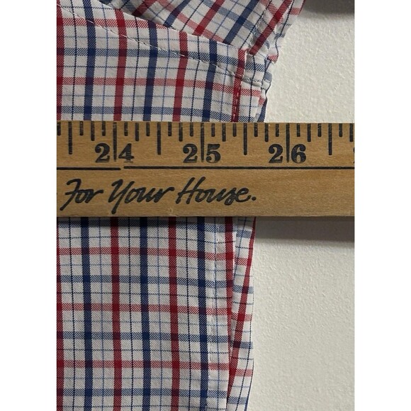 Vineyard Vines Mens Long Sleeve Button Down Red White Blue Whale Shirt XL - Picture 4 of 12